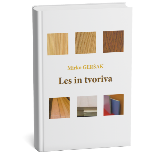 Na sliki je učbenik za Les in tvoriva